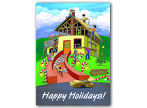 Building Holiday Joy Contractor & Builder Holiday Cards