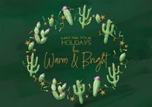 Cactus Country Holiday Cards