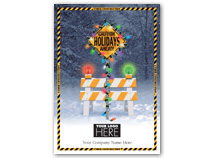 Holiday Zone Contractor & Builder Christmas Logo Cards
