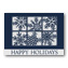 Silvery Snow Holiday Cards