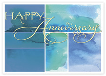 Watercolor Wish Anniversary Cards