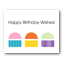 Colorful Cupcake Wishes Birthday Greeting Cards